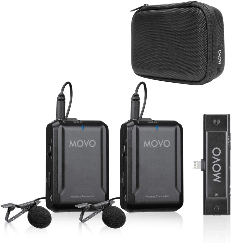 11. Movo Edge-DI-Duo Compact Lavalier Microphone