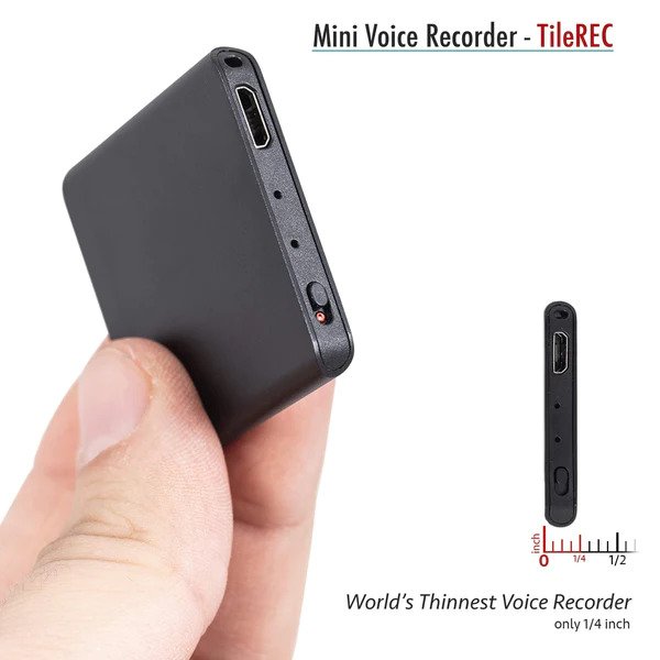 TileRec - World's Slimmest Voice Activated Recorder