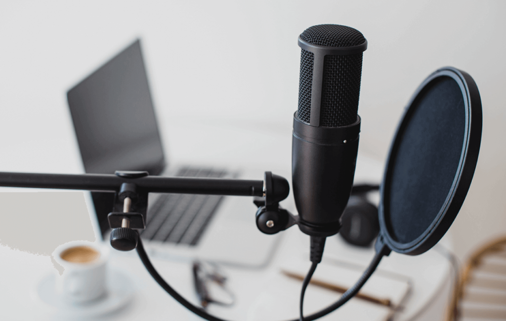 Podcast Microphone Setup
