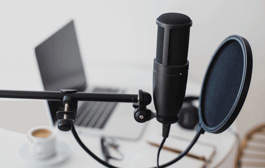 Podcast Microphone Setup