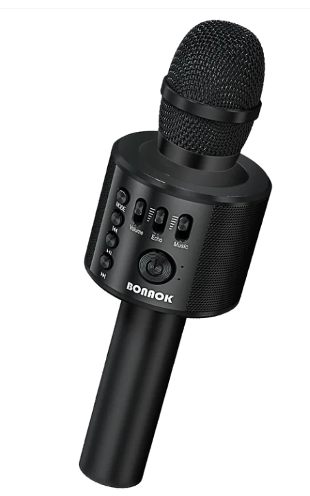 BONAOK 3-in-1 Wireless Bluetooth Karaoke Microphone
