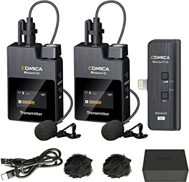 Comica BoomX-DMI2 Wireless Lavalier Microphone