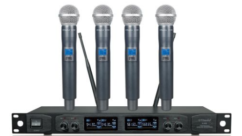 4 channel wireless microphone