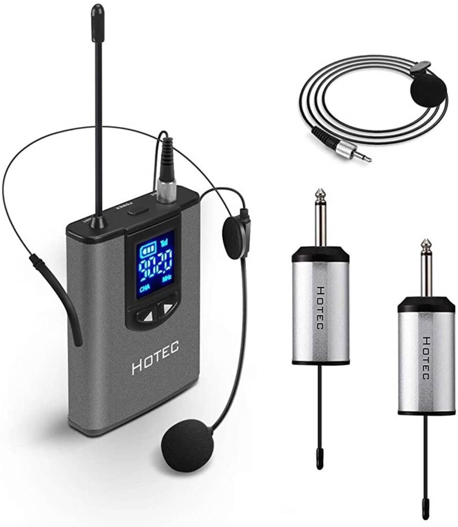 Hotec UHF Wireless Headset Microphone