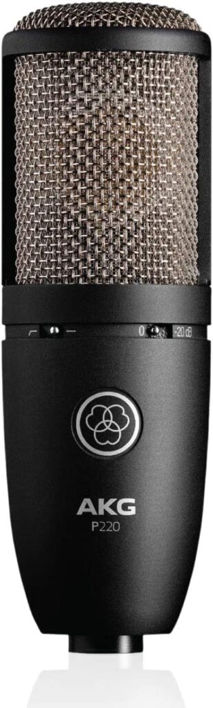 AKG Pro Audio Vocal P220 Lightweight Microphone 