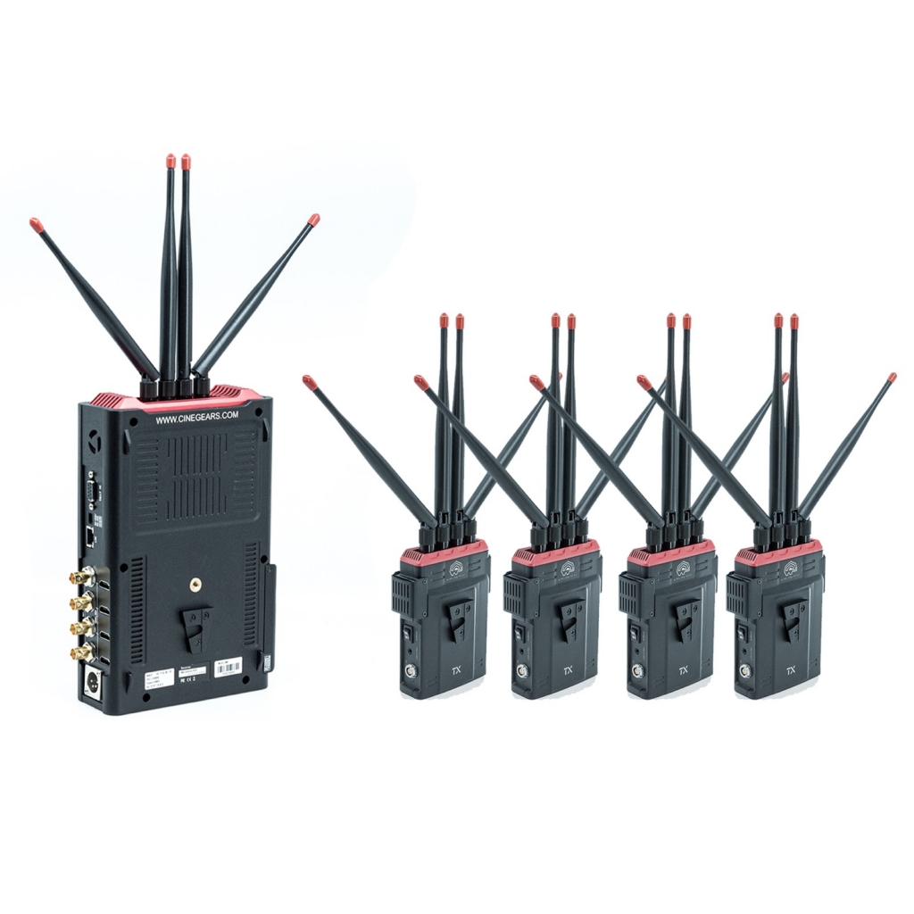 CINEGEARS Handheld Wireless Prime 2000M Two-in-One HDMI and SDI 5 GHz Wireless Video Transmission Kit