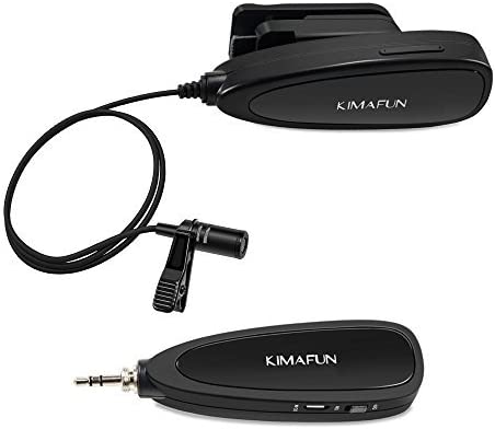 KIMAFUN 2.4G Wireless Lavalier Microphone