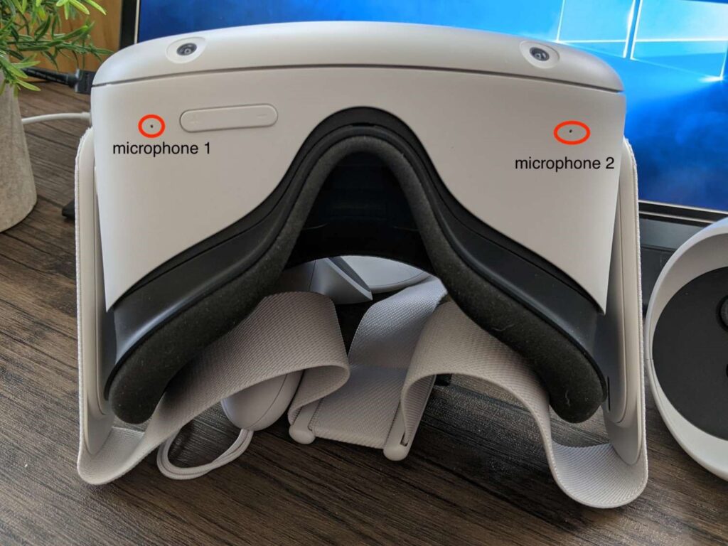 microphone on the Oculus Quest 2