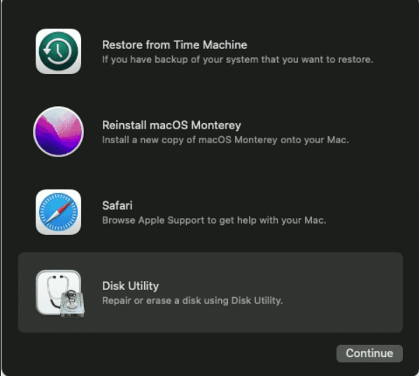 disk utility