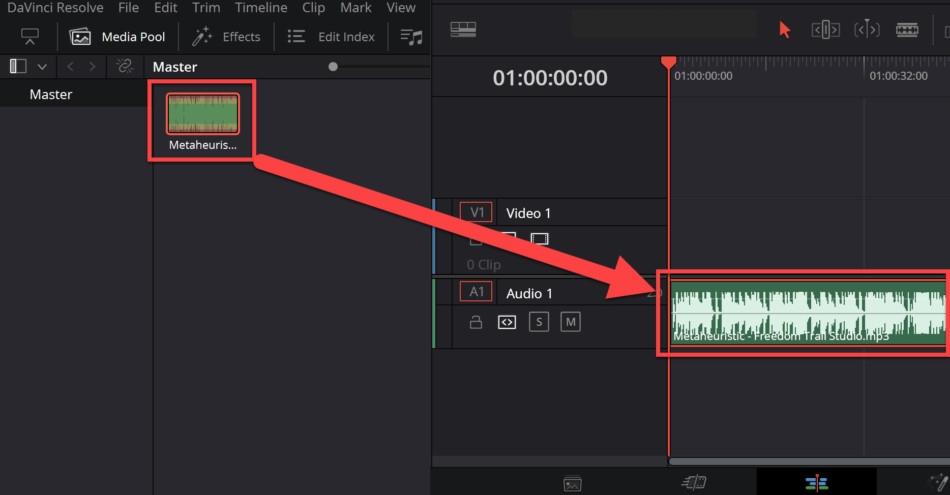 add mp3 in audio 1