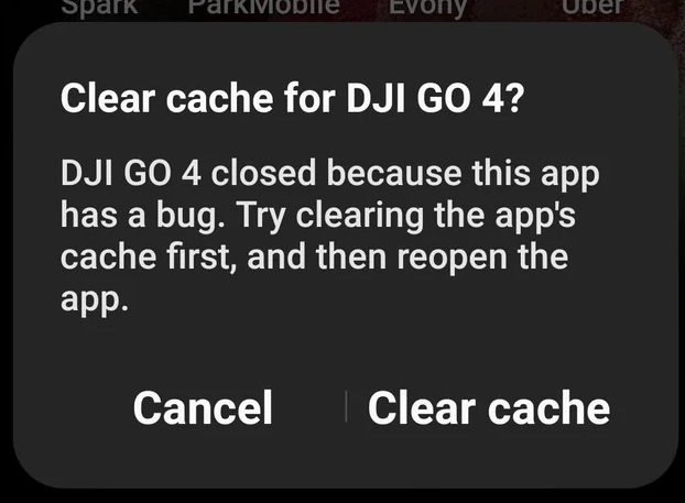 clear cache 