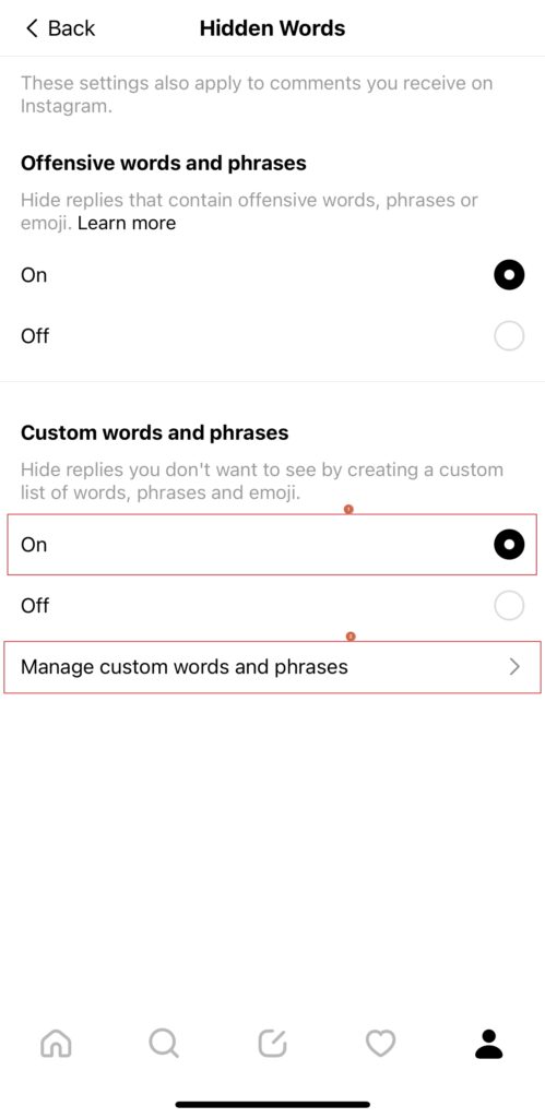 mute words on threads 4