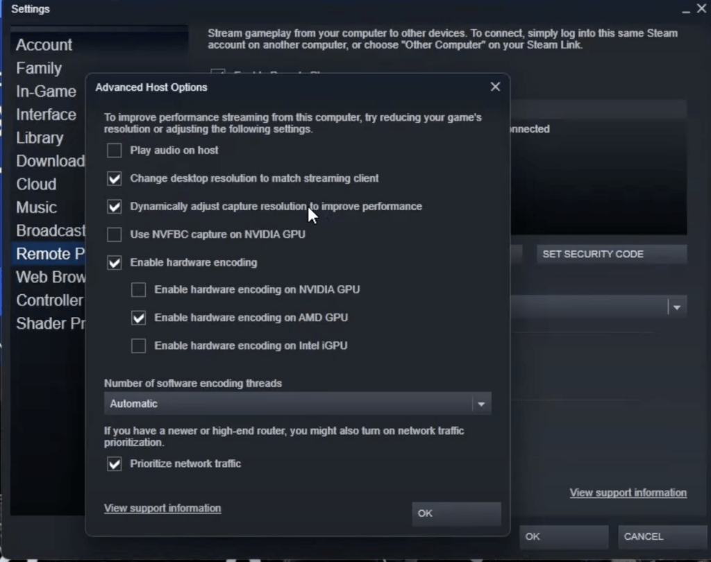 Steam Voice Settings button does not function · Issue #5498