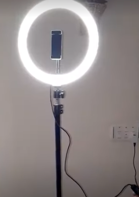 ring light and power source