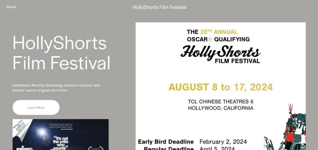 hollyshorts shorts film festival