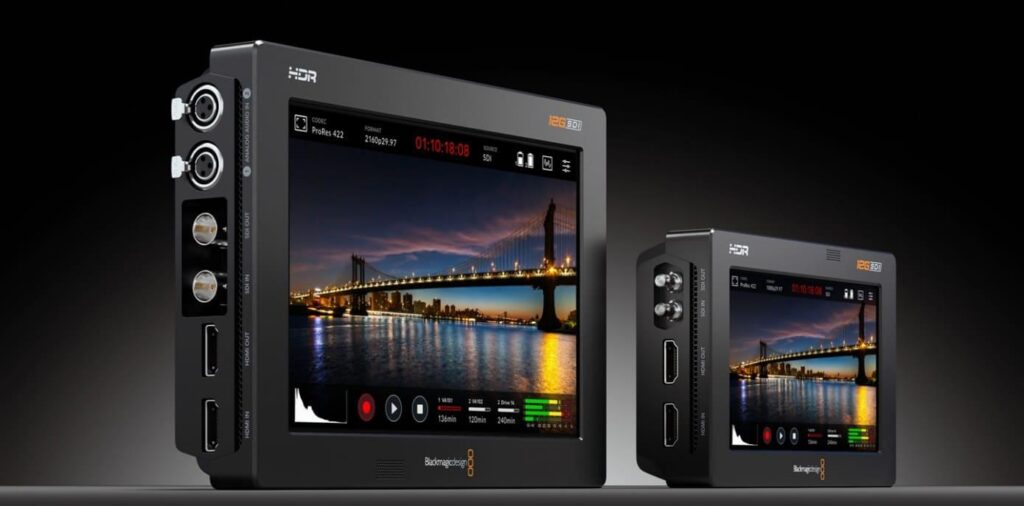 Blackmagic design on-camera monitor