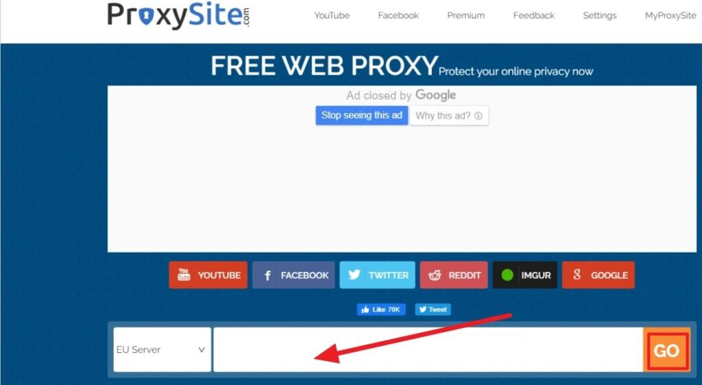 browse the free proxy site