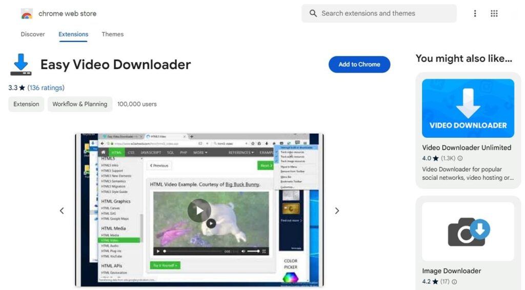 chrome extension to download youtube videos