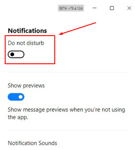 do not disturb