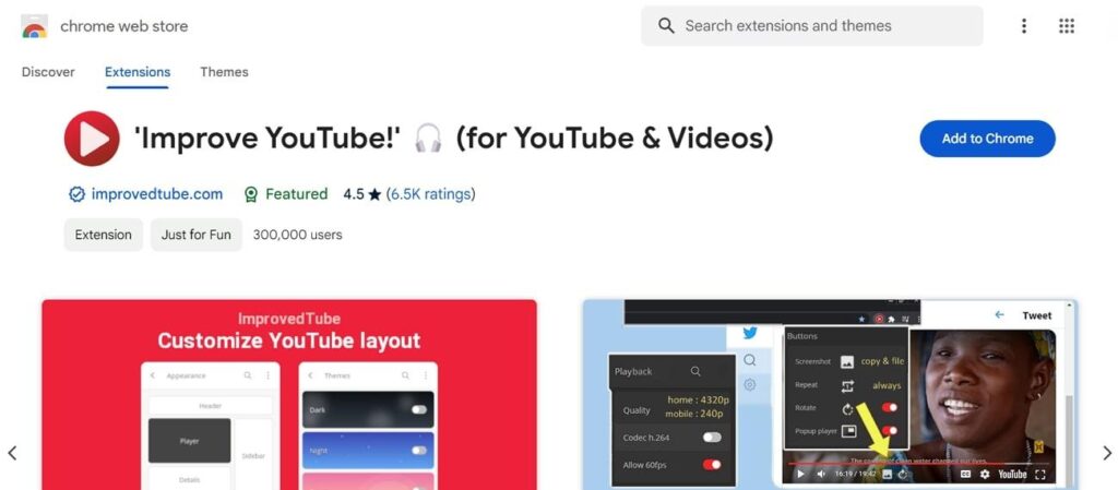 download improve youtube extension