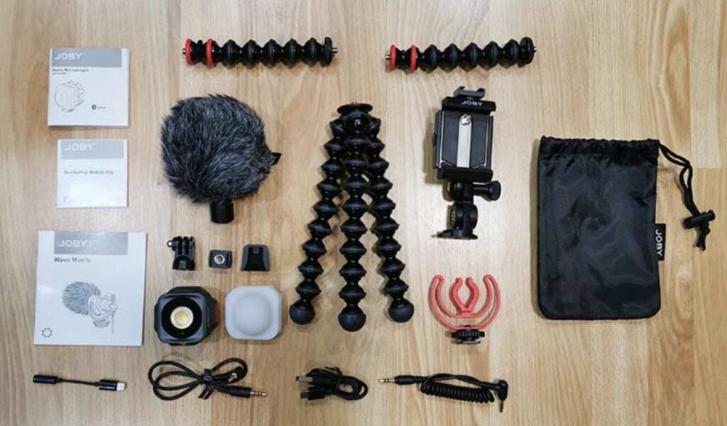 joby gorillapad magsafe vlogging iphone kit