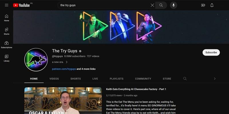 the try guys youtube
