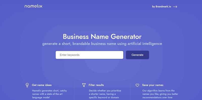 namelix name generator