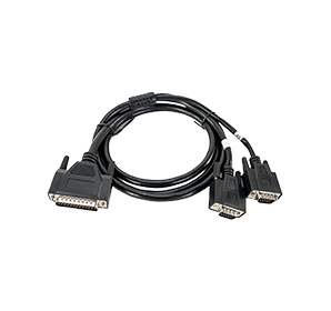 HL TCB10 DB25 Male to Dual HDB15 Male Tally Cable 1 1