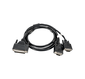 HL TCB10 DB25 Male to Dual HDB15 Male Tally Cable 1 1