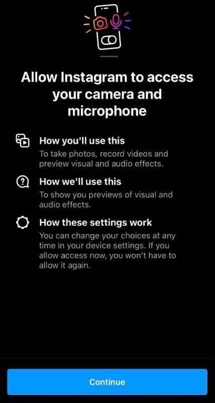 allow in-app permissions