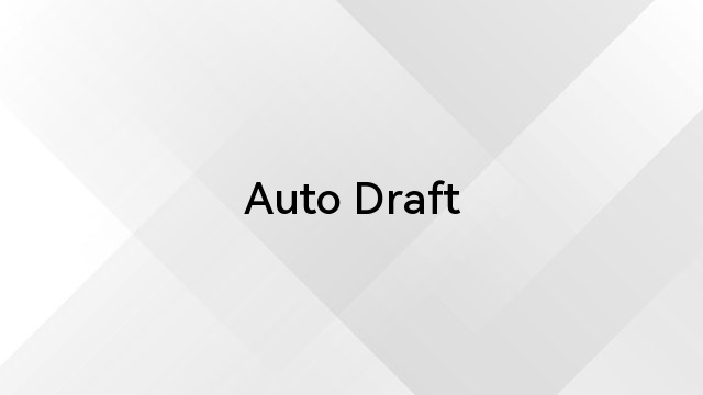 Auto Draft