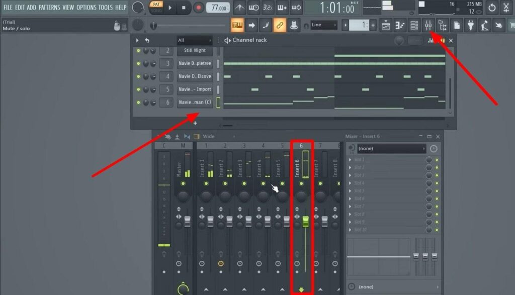 use the mixer feature