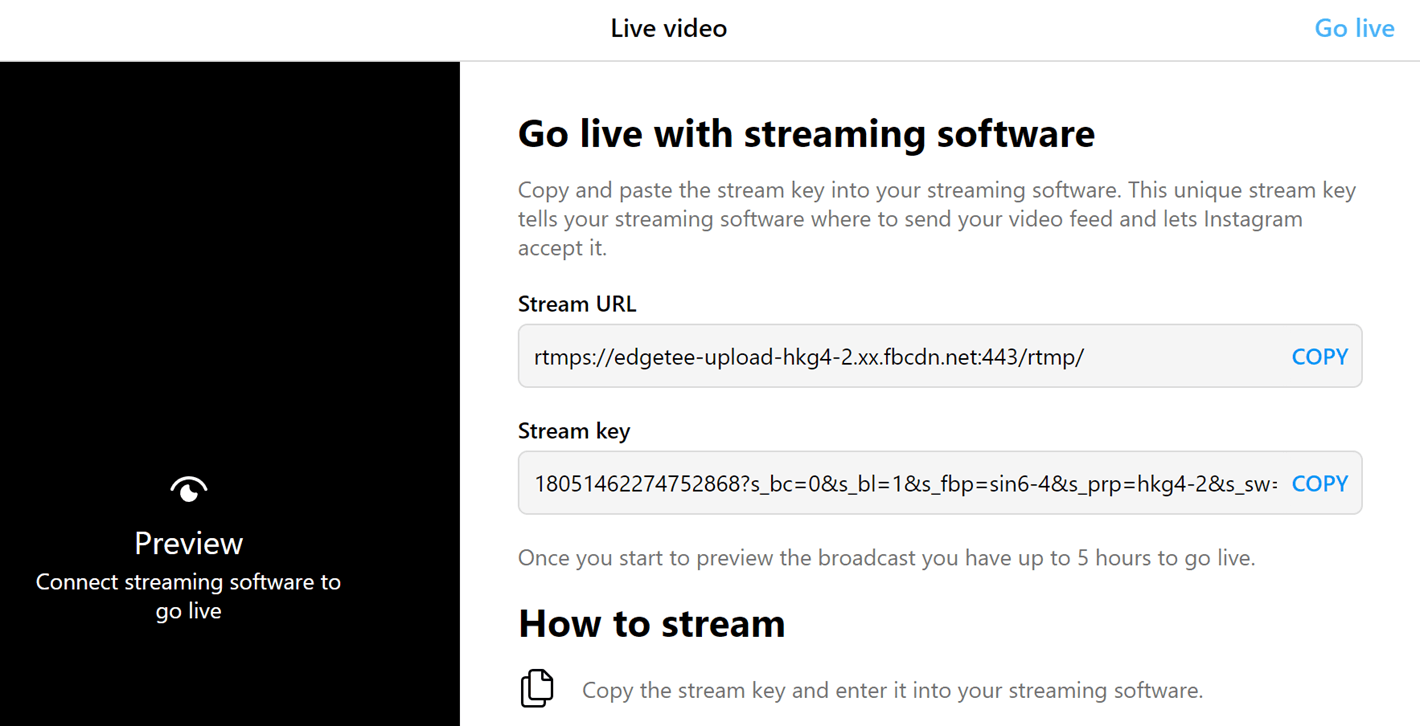 How to Find the Stream URL and Stream Key and Start Live Streaming ...
