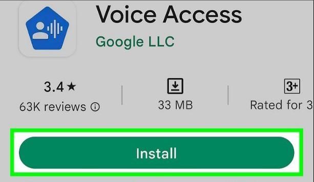 install voice access app