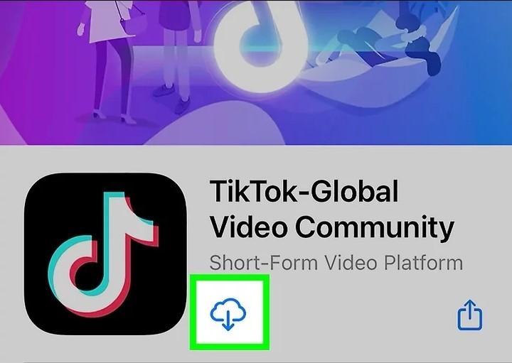 click on blue button