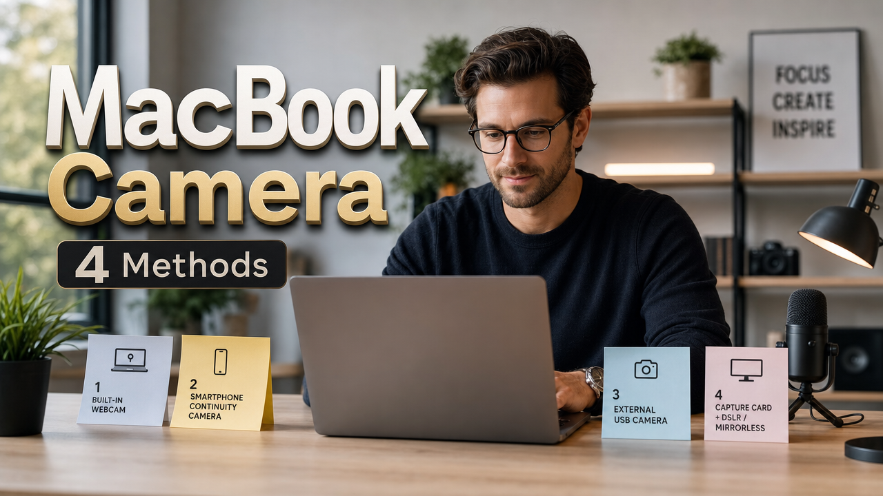 How to Record on MacBook Camera: 4 Methods That Actually Work