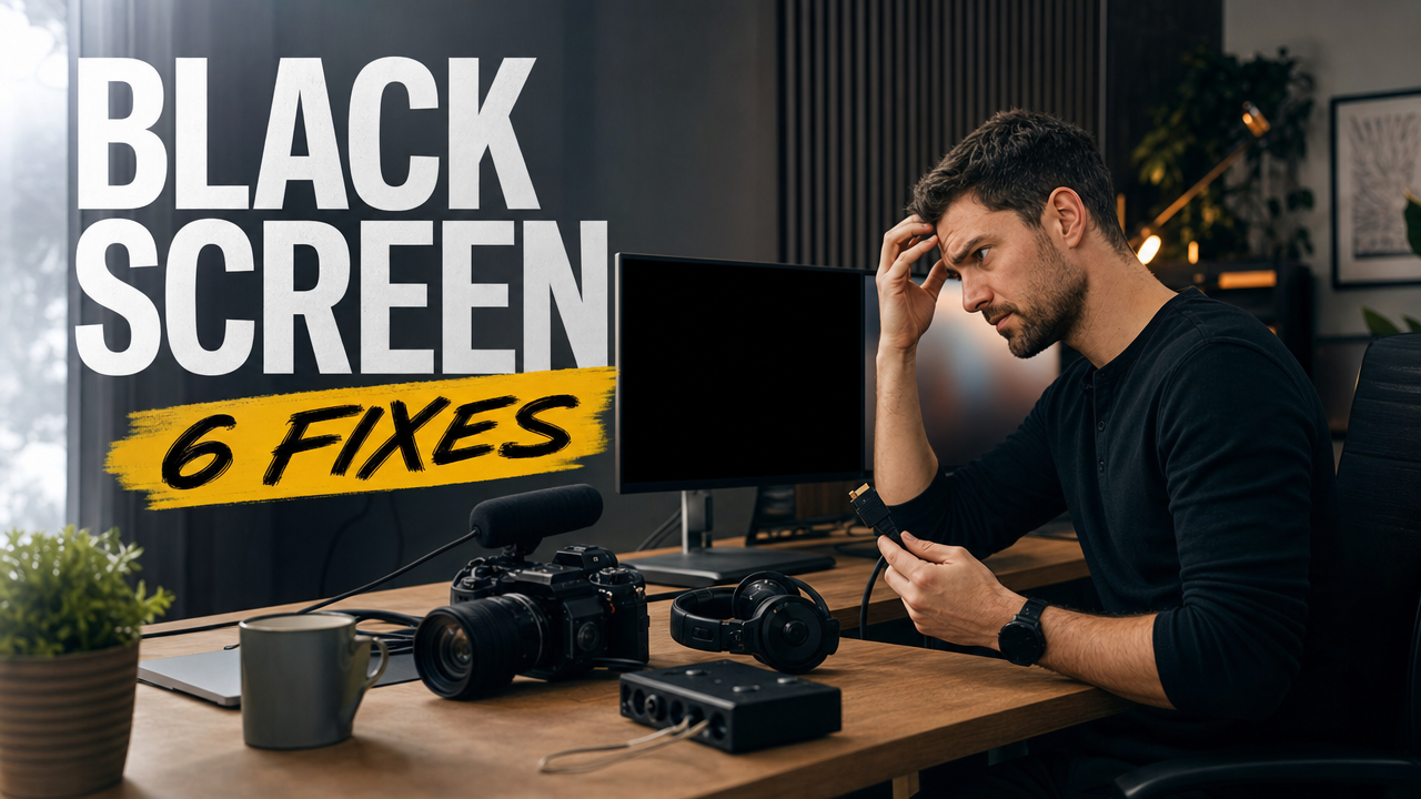 DaVinci Resolve Record Live Black Screen: 6 Fixes That Actually Work