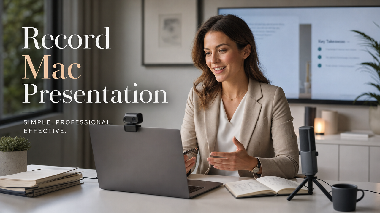 How to Record a Presentation on Mac (5 Methods, Step-by-Step)
