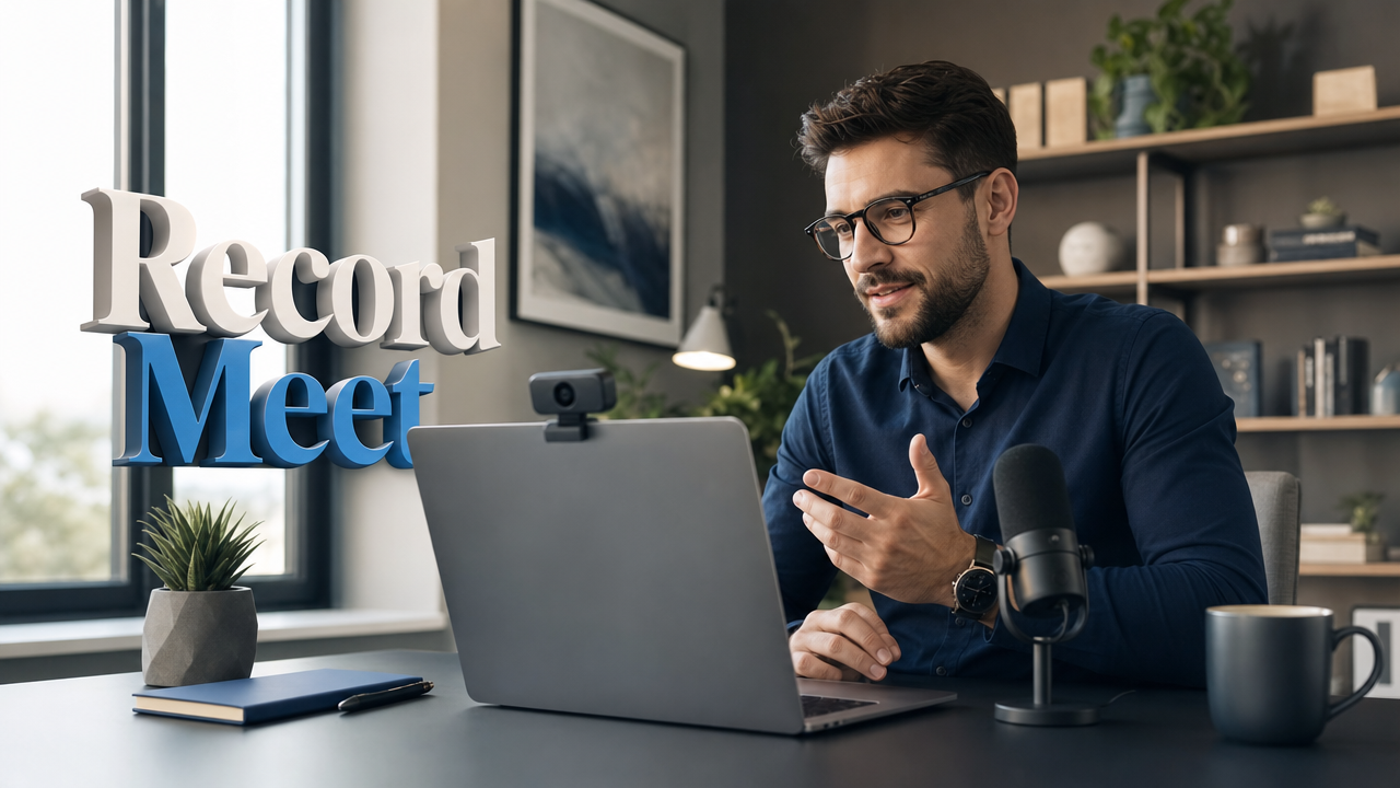 How to Record Google Meet on Laptop (Built-In + Free Methods)