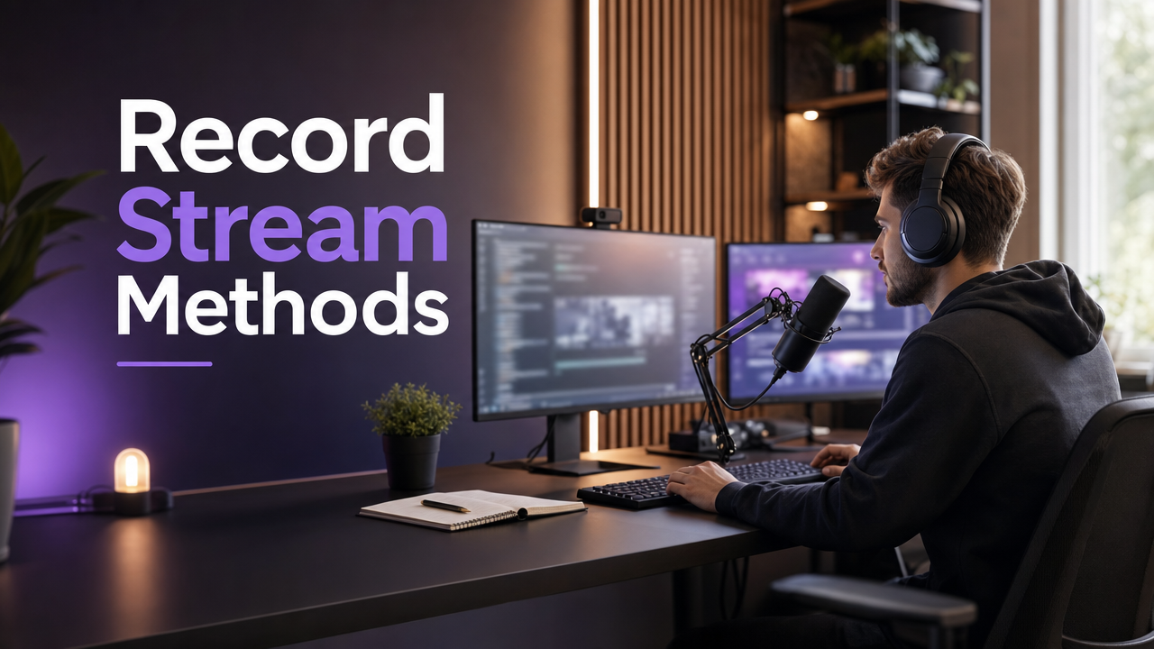 How to Record Twitch Streams: 4 Methods That Actually Work