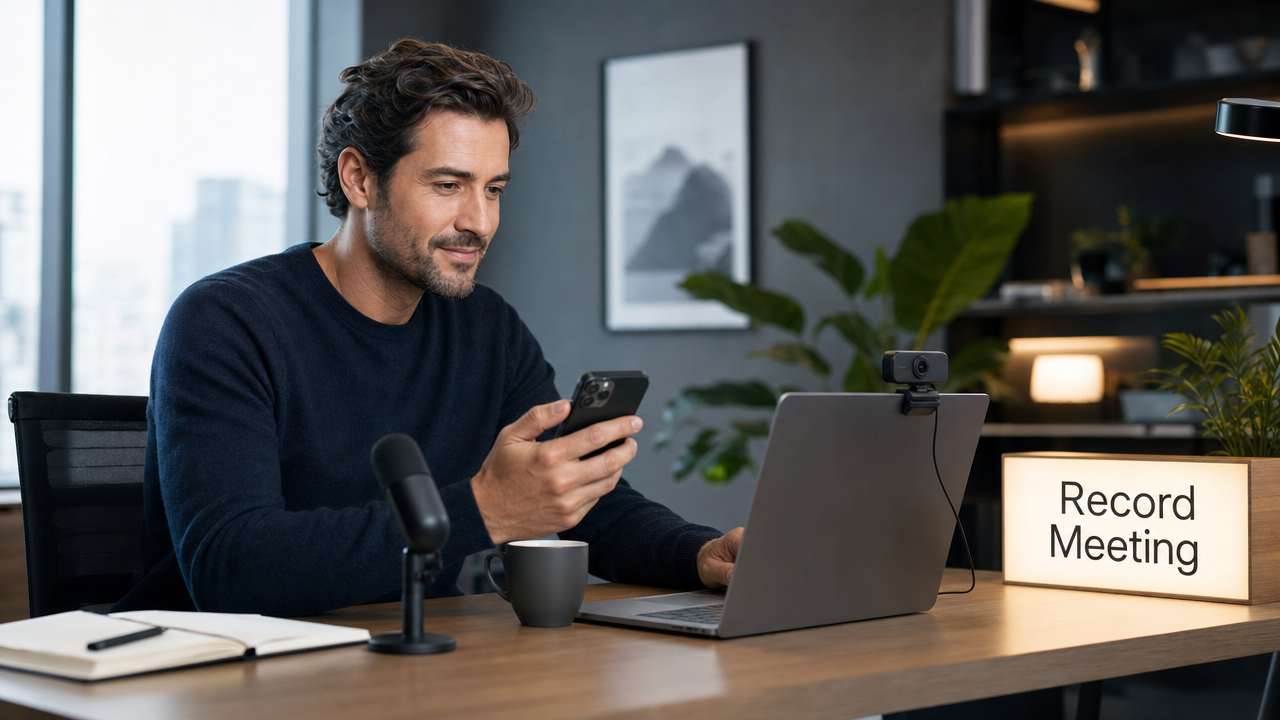 How to Record a Meeting on iPhone: 4 Methods That Actually Work