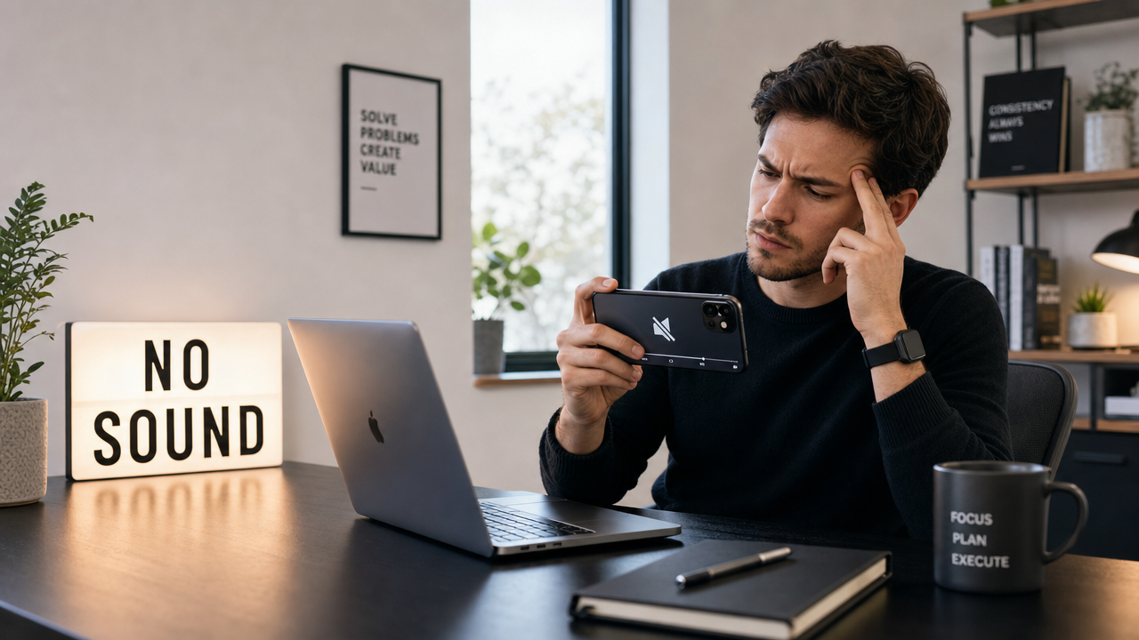 iPhone No Sound on Video Recording? 8 Fixes That Actually Work
