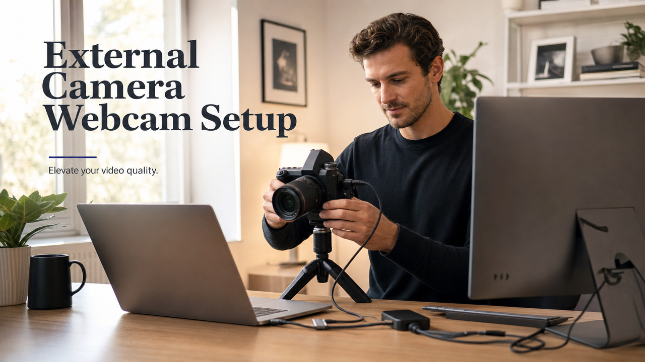 How to Use an External Camera as a Webcam: Step-by-Step for Every Setup