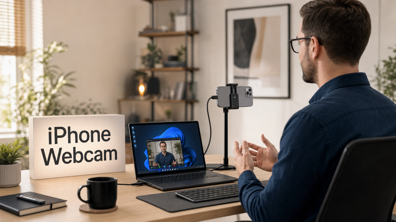 How to Use Your iPhone as a Webcam on Windows (Step-by-Step)