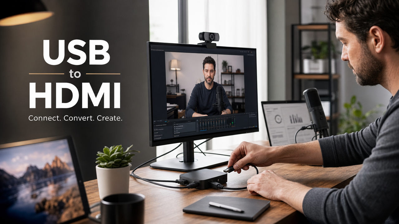How to Convert a USB Webcam to HDMI Output: 3 Working Methods