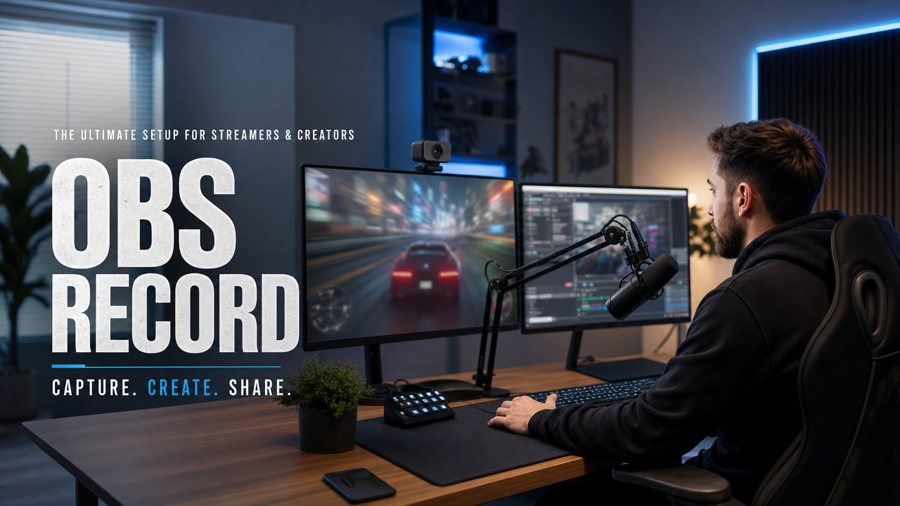 How to Record Webcam and Gameplay Separately in OBS