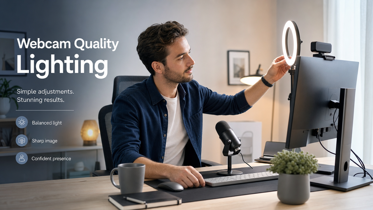 How to Improve Webcam Quality: Settings, Lighting, and Hardware Tips