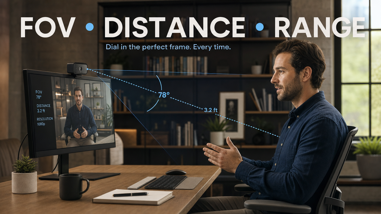 How Far Can a Webcam See? FOV, Distance, and What Actually Controls the Range