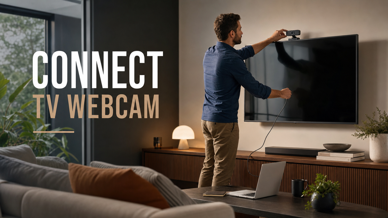 How to Connect a Webcam to Your TV for Zoom (Step-by-Step Setup Guide)